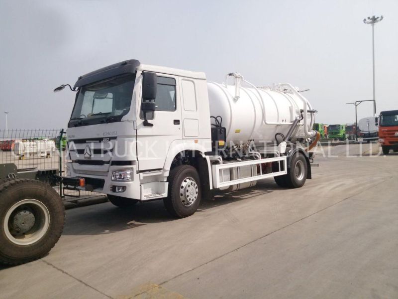 Original Sinotruk HOWO 4X2 Vacuum Sewage Truck/Sewage Suction Tanker Truck