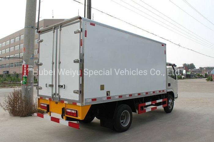 Factory Price China 3-5 Tons Frozen Fish/Meat Transport Delivery Refrigerated Vehicles Freezer Refrigerator Van Truck