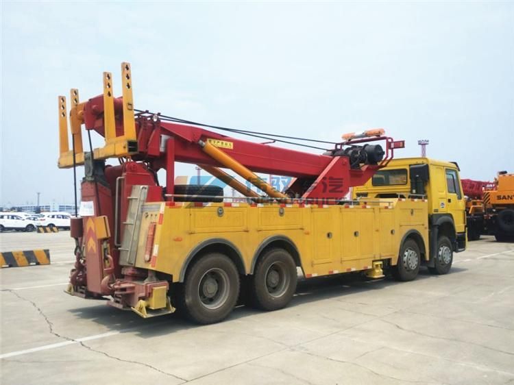 30tons 50ton 360 Degree Rotator Wrecker Sinotruk HOWO 8X4 30t Towing Service Truck