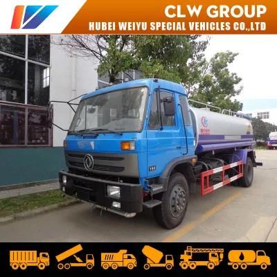 Dongfeng 12tons Water Spraying Truck 12000L Water Bowser Tanker Transport Truck