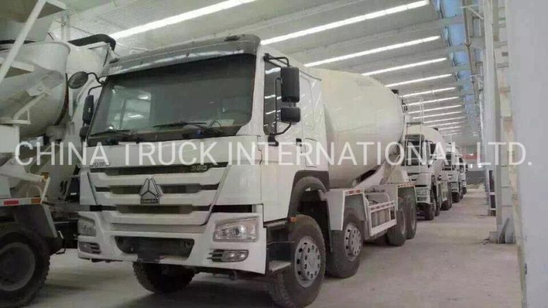 HOWO Chassis 12m3 14m3 Concrete Mixer Truck with 8X4 Driving Mode