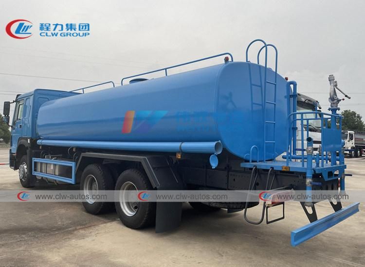 Sinotruk HOWO 6X4 10 Wheels Watering Tanker Lorry 20tons Water Spraying Sprinkler Tank Truck