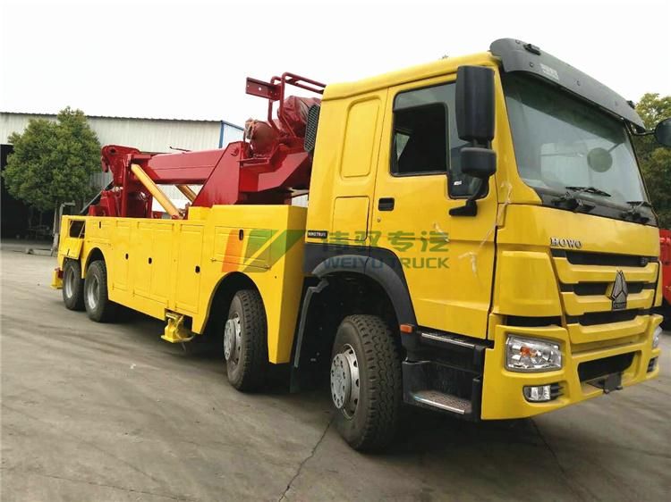 30tons 50ton 360 Degree Rotator Wrecker Sinotruk HOWO 8X4 30t Towing Service Truck