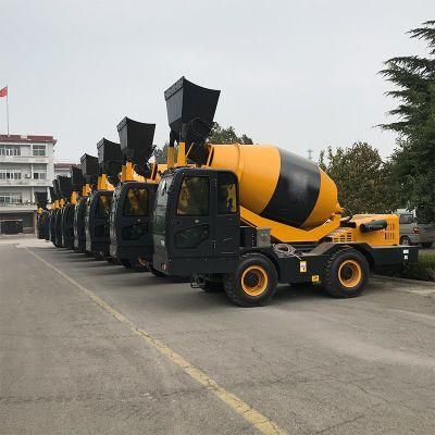 4WD Maxizm Full Hydraulic 4m3 Self-Loading Concrete Mixer Truck for Sale