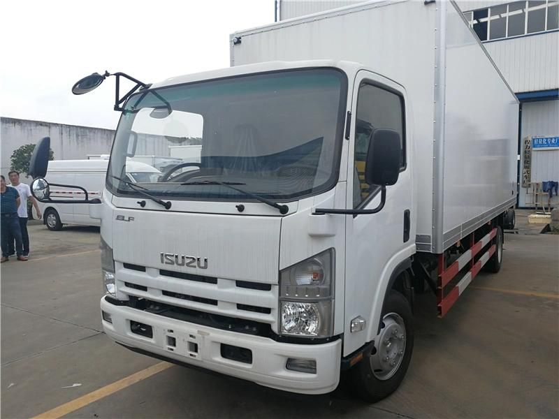 Japan 700p 8tons 10tons 4X2 Left Hand Drive Fiberglass Truck Van Body Food Truck Van