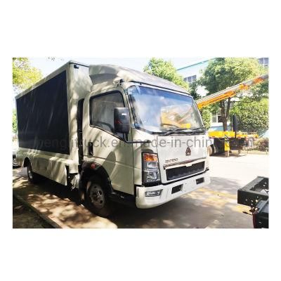 HOWO 4*2 P6 Screen Outdoor LED Mobile Billboard Advertising Truck for Sale