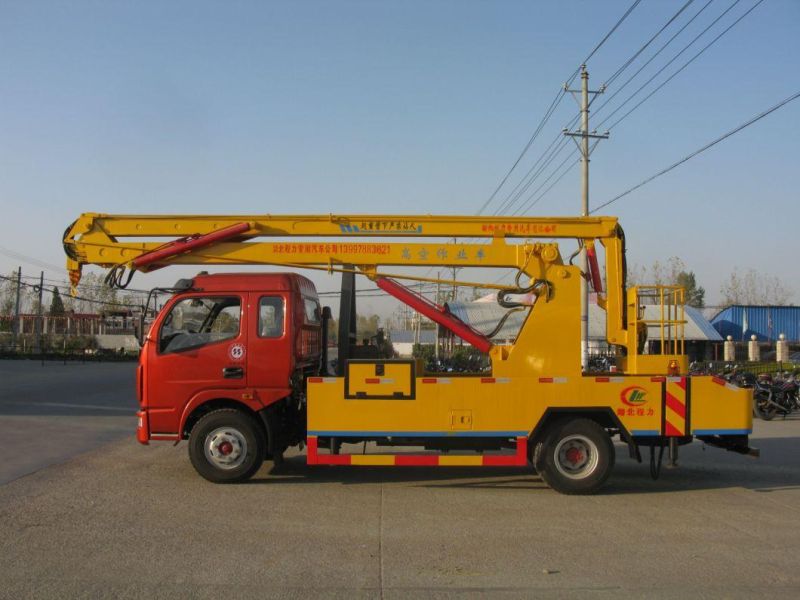 24m High Altitude Operation Aerial Platform Truck in 24metes Bucket Manlift Truck with Bucket Insulation Overhead Working