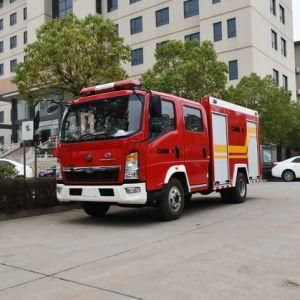 Sinotruk HOWO Water-Foam Tank 14000gallons Rescue Fire Truck