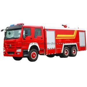 16000L Water Tank 6X4 HOWO Fire Truck Fire Pump Hot Sale