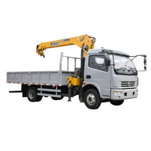 LHD or Rhd Dongfeng 4X2 Manual Truck with 3.2t Crane with Good Price