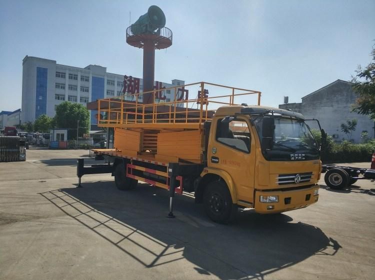 Double Hydraulic Scissor Work Aerial Operation Platform High Work Truck