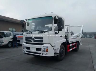 Cheap Price Dongfeng Kingrun 8m3 9m3 10m3 Skip Loader Truck Swing Arm Garbage Truck
