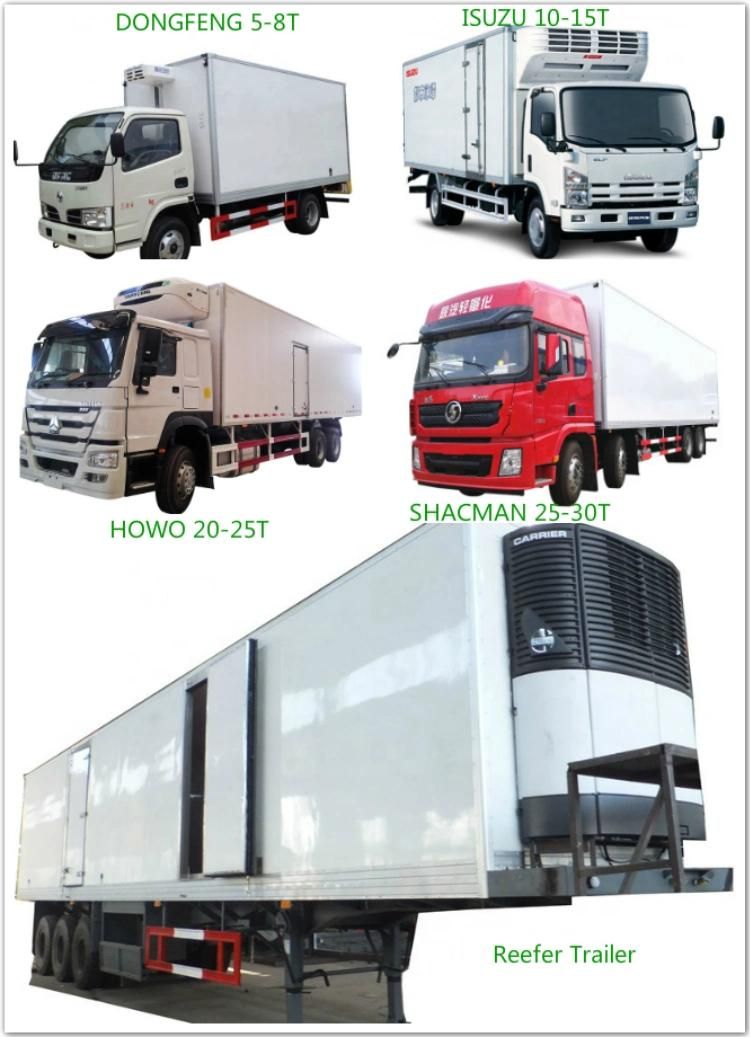 Japan Isuz Mini 1tons 2tons 3tons 5tons Refrigerator Refrigerated Freezer Van Truck