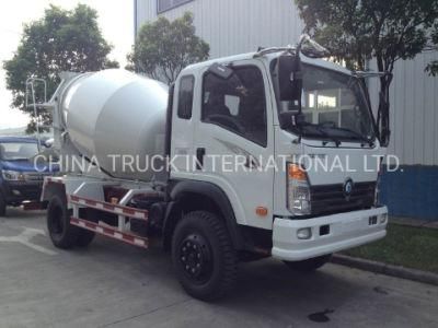 Sinotruck Cdw 4X2 Light Duty Concrete Mixer Truck