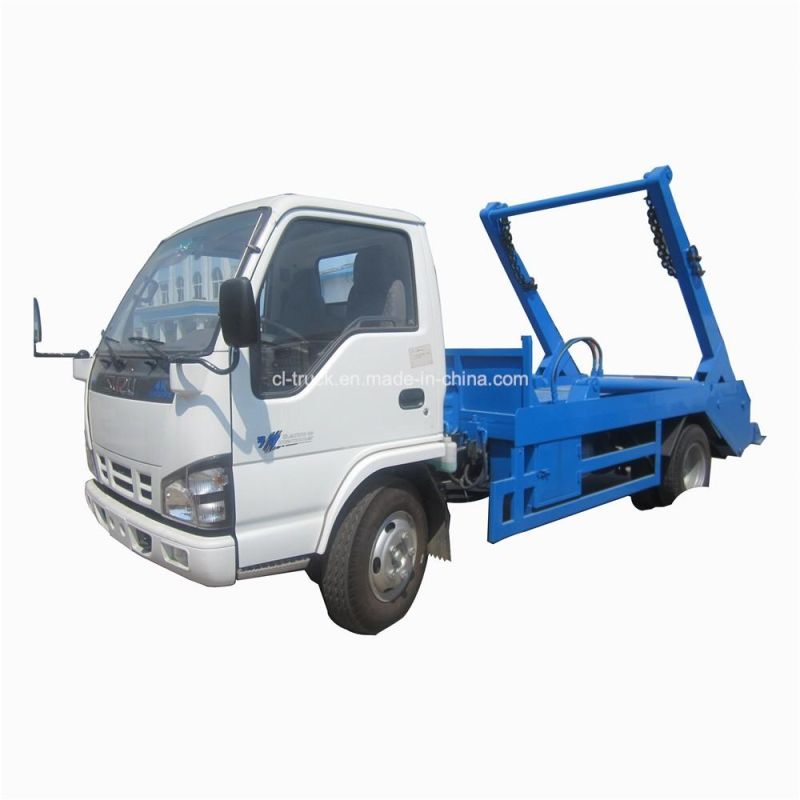 Isuzu 600p 5m3 Swing Arms Garbage Vehicle Skip Loader Truck