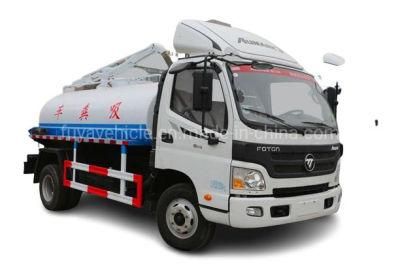 Foton Aumark 5000L 6000L Small Septic Pump Trucks for Sale Craigslist