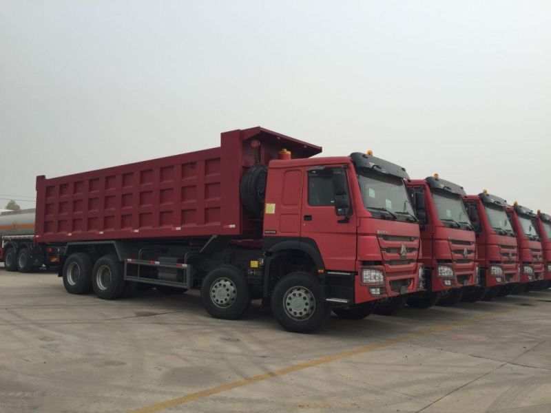 Sinotruk HOWO 8X4 40 Tons 371HP Dump Truck for Zambia Market