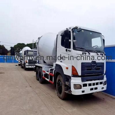 Japan E13c Engine Hino 700 Used Concrete Mixer Truck for Sale
