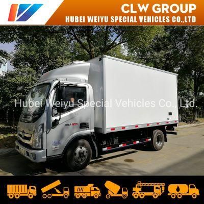 Refrigerated Freezer Foton Mini Refrigeration Small Refrigerator Van Box Truck for Meat and Fish
