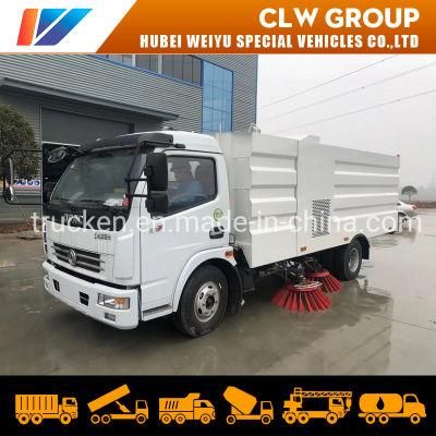 Dongfeng 4X2 5cbm Stainless Steel Road Sweeper Street Sweeper Street Cleaning Machine Sweeper Truck