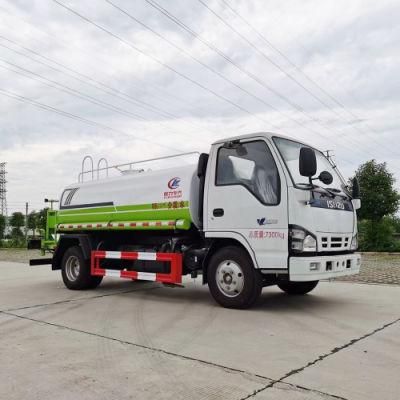 5000 Liters Water Tank Truck Japan Chassis Quality 4X2 6 Wheels 5 Tons Water Carting / Spray Water Truck