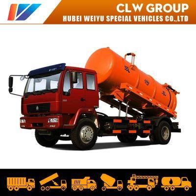Factory Supply HOWO 10m3 Vacuum Cleaner Fecal Sewage Truck with High Quality