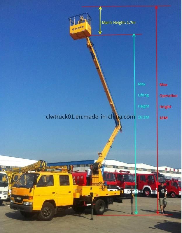 12m Folding Arm Aerial Platform Working Truck for Municipal Engineering