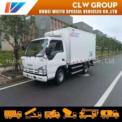 Hotsale Isuzu Elf 3-5tons Small Refrigerated Truck Refriferator Van Box Freezer Truck for Southeast Asia