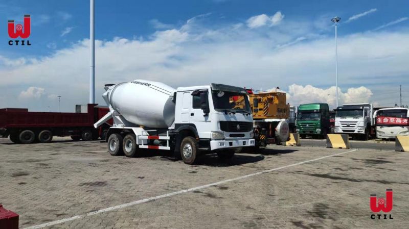 Used Sinotruk HOWO 10m3 10cbm Concrete Mixer Truck