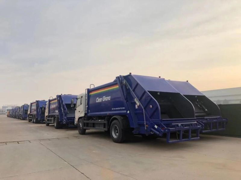 14cbm 16cbm Garbage Compactor Truck for Ghana