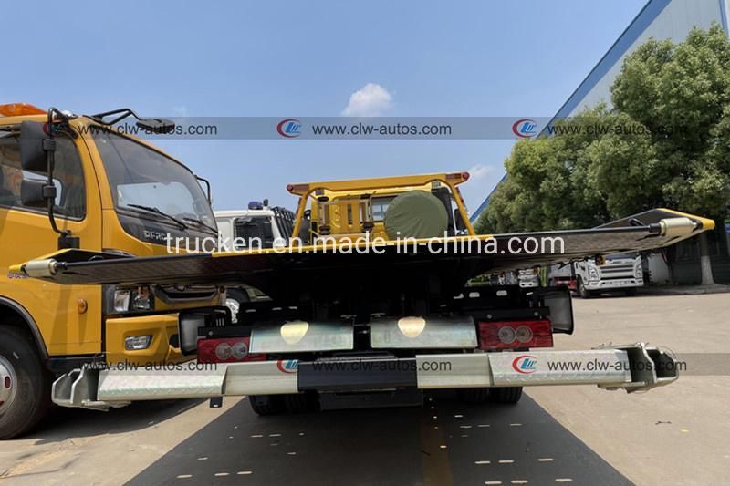 Sinotruk HOWO 4*2 3 Tons Hydraulic Platform Tow Truck Small Road Rescue Wrecker Flatbed Towing Truck