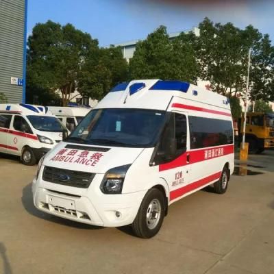 Good Quality Best Price 4X2 Diesel Cardiac Monitor Ford Ambulance Manufacturer for Sale