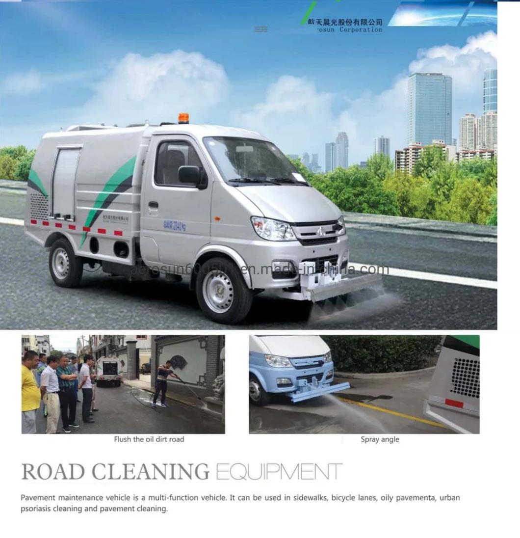 Aerosun 1500L Cgj5032tyhe5 Pavement Maintenance Truck with Italy Udor High Pressure Water Pump