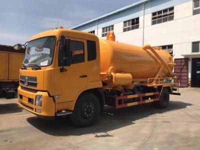 Dongfeng 4X2 6 Wheels High Pressure Sewage Suction Truck