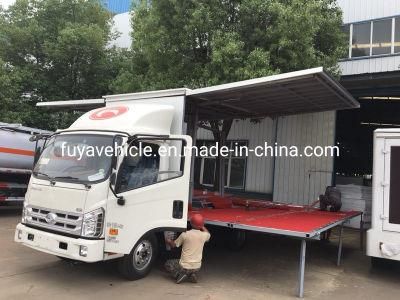 Sinotruk HOWO P5 P6 P4 P3 Fire Advertising LED Screent Truck with KTV System and Stage