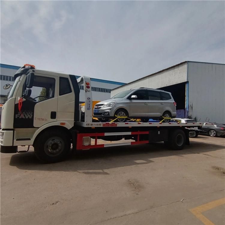 4*2 FAW Tray Tow Truck Under Wheel Lift 6tons