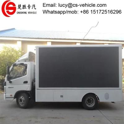 P6 P8 Full Color Outdoor LED Display Truck with Stage