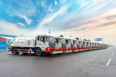 Dongfeng 4X2 Water Tank Truck Road Cleaning Truck 12cbm 12m3 15000L Spraying Vehicle Road Sprinkler Water Barrow Water Trucks