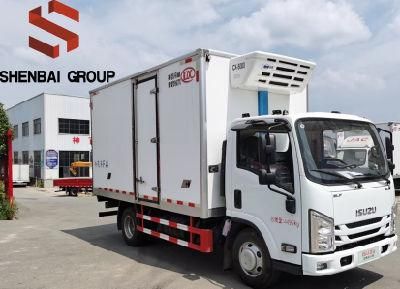 Japan Technology 4X2 LHD Transporting Refrigerated Fresh Fruits and Vegetables Refrigerator Truck