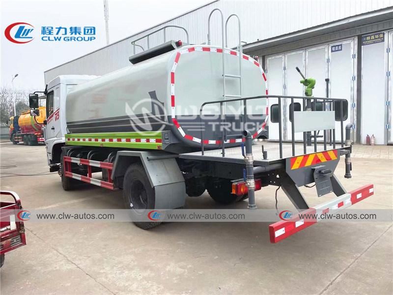Dongfeng D3 Model 10, 000liters 10m3 Water Bowser Truck Water Tank Truck Water Sprinkler Truck