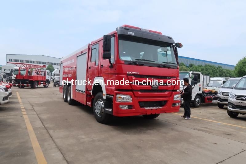 Good Quality Sino Truck HOWO 6X4 12tons 16tons Fire Fighting Truck