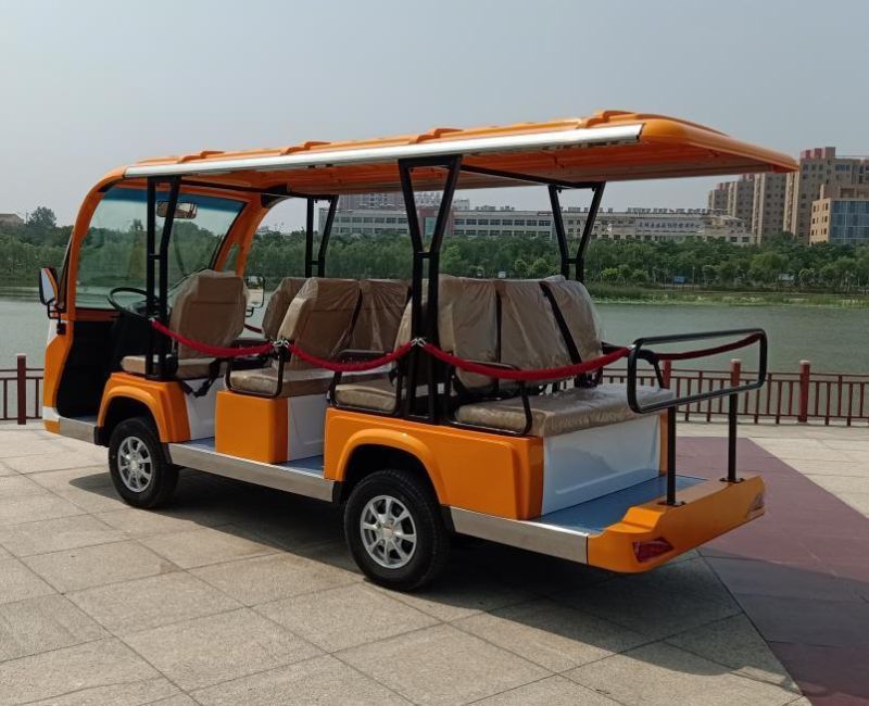 Sc-3320 Sightessing Bus with Sunscreen Operated Batter Tourist Cars