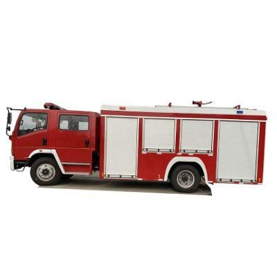 High Quality HOWO 4X2 Fire Fighting Truck with 4000L Water Tanker and Water Pump Rescuing Equipment for Sales