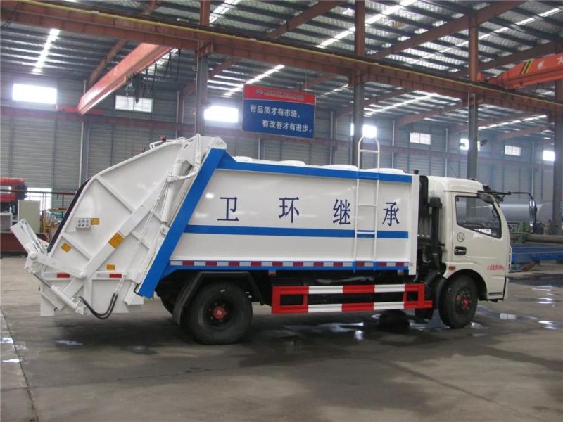 Frika 4X2 8cbm Garbage Waste Refuse Compactor Truck for Salewith PLC Control System