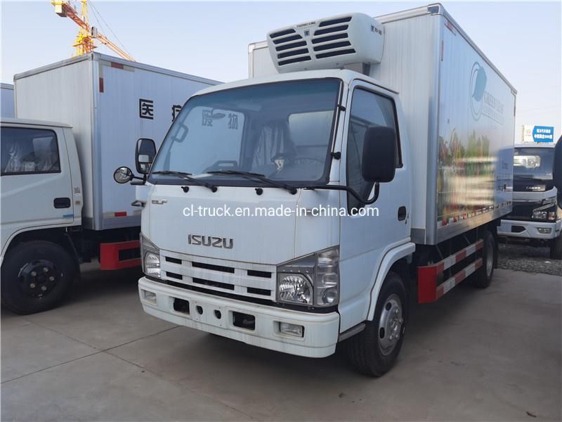 Good Quality Japan Brand Isuzu 100p 4X2 Mini 3tons 2 Ton Freezer Refrigerated Truck Price