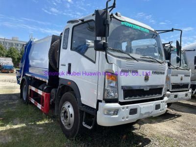 Sinotruk HOWO 4X2 5000 Liters Garbage Compactor Truck