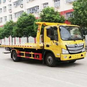 Light Duty Foton Road Towing Wrecker Lifting Tow Wrecker Truck