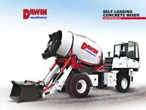 Self Loading Rough Terrain Concrete Mixers Are a Kind of Practical and Flexible Concrete Mixers with Truck