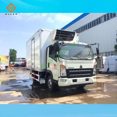 Sinotruk HOWO 8X4 336HP 30t Euro2 LHD Refrigerated Truck Food Transportation Truck Model Zz1317n3567W