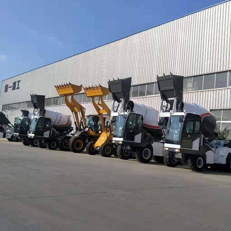 Shanyi Volumetric Automatic Feeding Concrete Mixer Truck